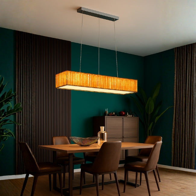 LÁMPARA COLGANTE LED KRYSTAL IREM + CONTROL REMOTO