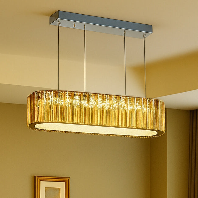 LÁMPARA COLGANTE LED KRYSTAL NAZLI + CONTROL REMOTO