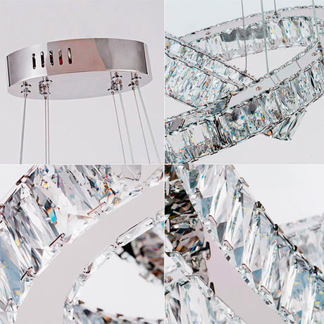 LÁMPARA COLGANTE LED DENIZ KRYSTAL + CONTROL REMOTO