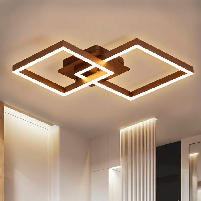 LÁMPARA DE TECHO VALENCIA COFFEE LED 56W + CONTROL REMOTO