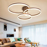 LÁMPARA DE TECHO VALERIA COFFEE LED 75W + CONTROL REMOTO