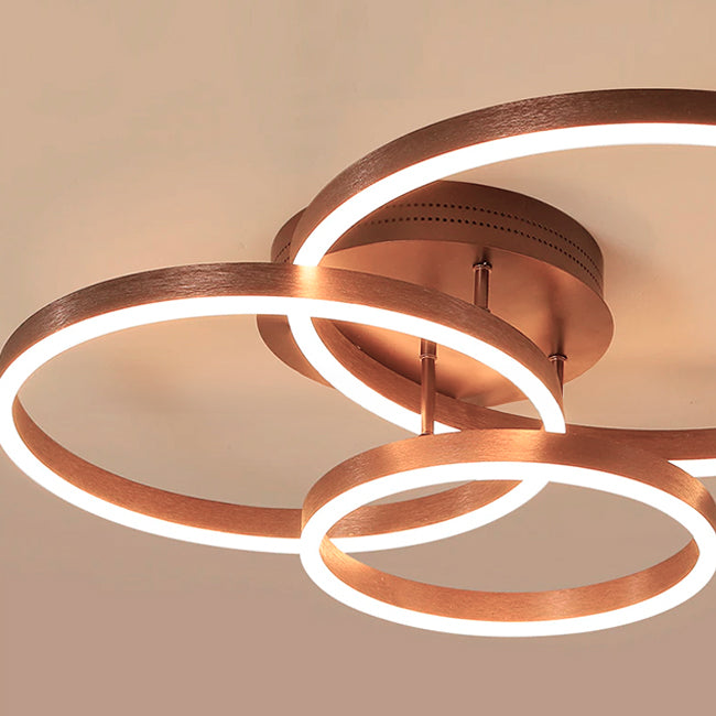 LÁMPARA DE TECHO VALERIA COFFEE LED 75W + CONTROL REMOTO