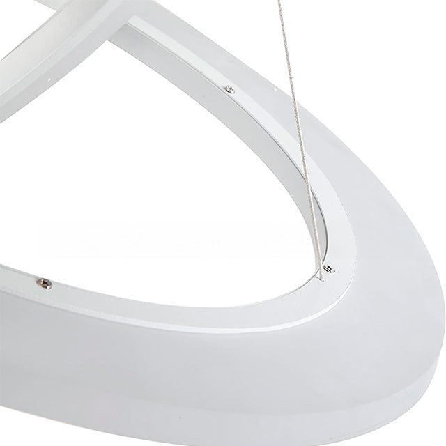 LÁMPARA COLGANTE URSULA LED WHITE + CONTROL REMOTO