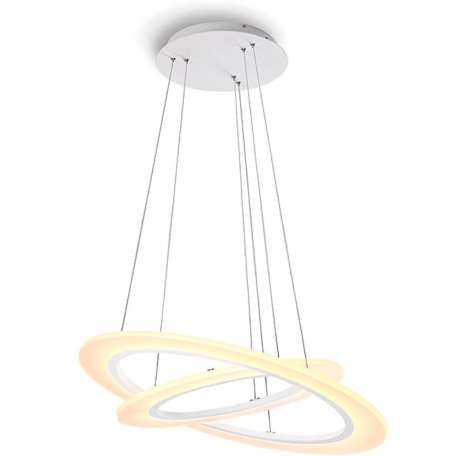 LÁMPARA COLGANTE URSULA LED WHITE + CONTROL REMOTO