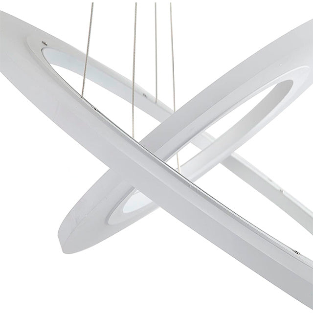 LÁMPARA COLGANTE URSULA LED WHITE + CONTROL REMOTO