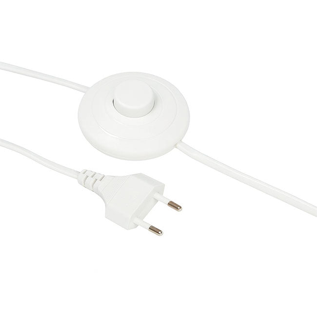 LÁMPARA DE PIE SCANDI TABLE WHITE CON MESA AUXILIAR - SIN FOCO