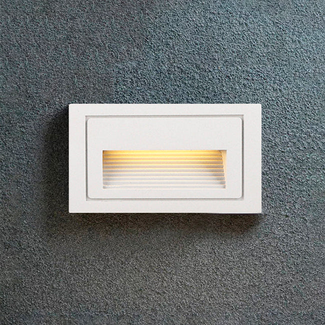 SPOT LUZ GUIA DE PASO SABRINA LED ASIMÉTRICO 5W RECTANGULAR BLANCO LUZ CÁLIDA