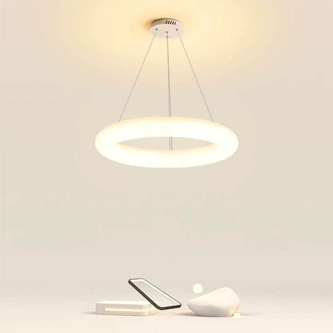 LÁMPARA COLGANTE LED DONA WHITE + CONTROL REMOTO