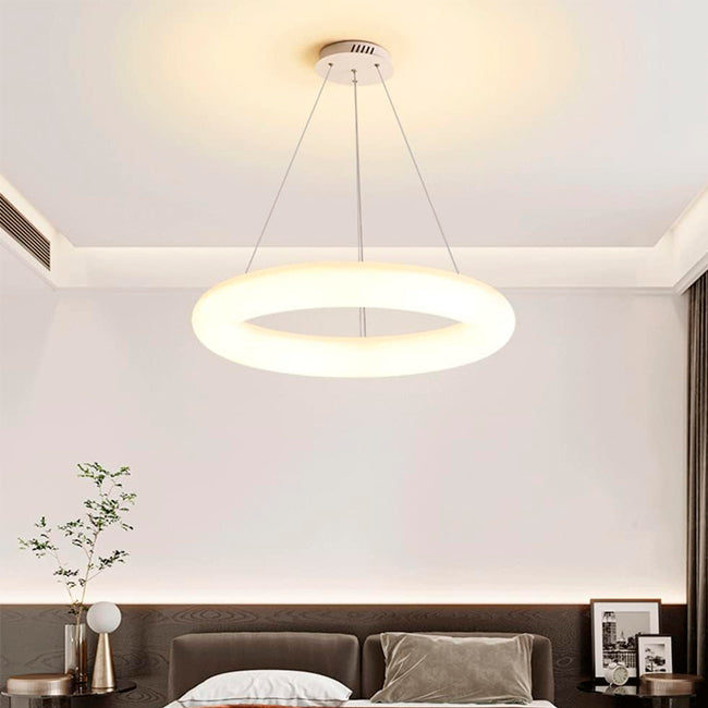 LÁMPARA COLGANTE LED DONA WHITE + CONTROL REMOTO
