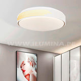 LÁMPARA DE TECHO MELINA LED WHITE AND GOLD 30W + CONTROL REMOTO