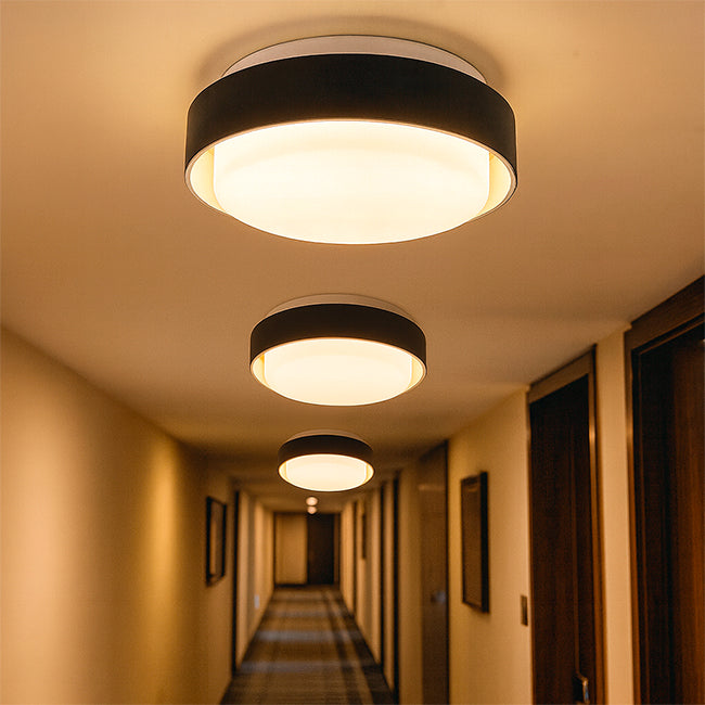 LÁMPARA DE TECHO SAMMY LED BLACK AND WHITE 30W + CONTROL REMOTO