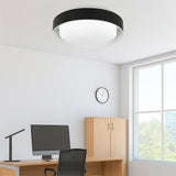 LÁMPARA DE TECHO SAMMY LED BLACK AND WHITE 30W + CONTROL REMOTO