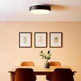 LÁMPARA DE TECHO SAMMY LED BLACK AND WHITE 30W + CONTROL REMOTO