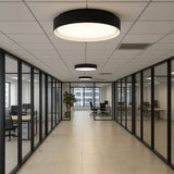 LÁMPARA DE TECHO SAMMY LED BLACK AND WHITE 30W + CONTROL REMOTO