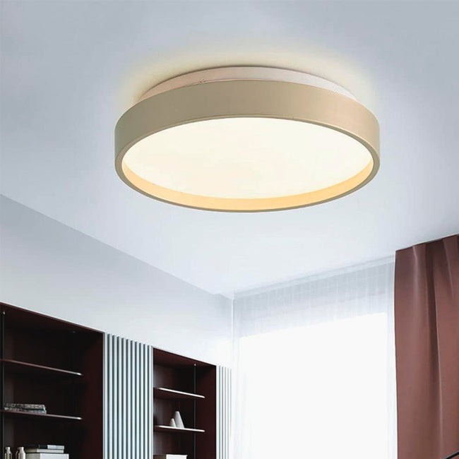 LÁMPARA DE TECHO VALENTINA LED CHAMPAGNE 30W + CONTROL REMOTO