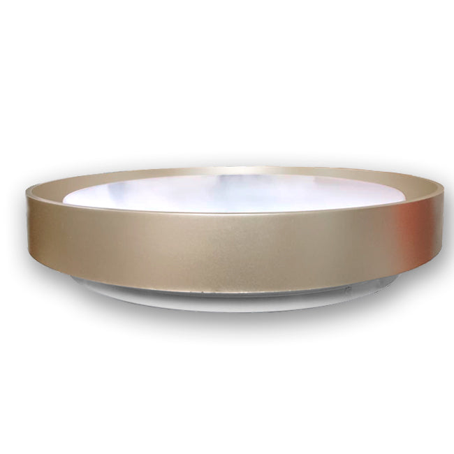 LÁMPARA DE TECHO VALENTINA LED CHAMPAGNE 30W + CONTROL REMOTO