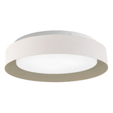 LÁMPARA DE TECHO DIANA LED WHITE AND GOLD 30W + CONTROL REMOTO