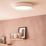 LÁMPARA DE TECHO DIANA LED WHITE AND GOLD 30W + CONTROL REMOTO