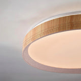 LÁMPARA DE TECHO DELIA LED WOOD 30W + CONTROL REMOTO