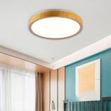 LÁMPARA DE TECHO DELIA LED WOOD 30W + CONTROL REMOTO