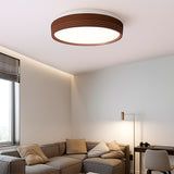 LÁMPARA DE TECHO MALASIA LED NOGAL 30W + CONTROL REMOTO