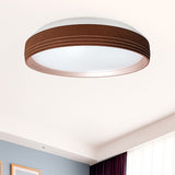 LÁMPARA DE TECHO MALASIA LED NOGAL 30W + CONTROL REMOTO