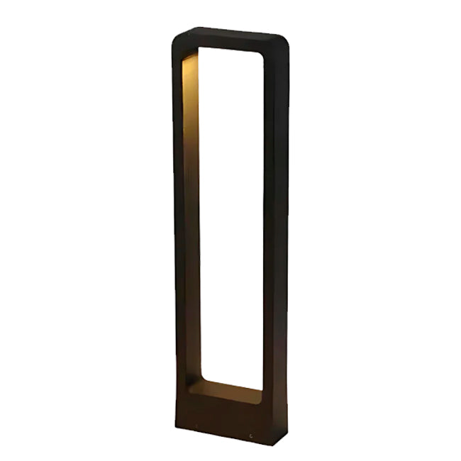 LÁMPARA DE EXTERIOR BOLARDO THAIS BLACK LED 10W LUZ CÁLIDA