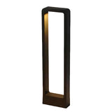 LÁMPARA DE EXTERIOR BOLARDO THAIS BLACK LED 10W LUZ CÁLIDA