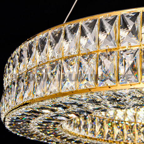 LÁMPARA COLGANTE LED MELIS CRYSTAL + CONTROL REMOTO