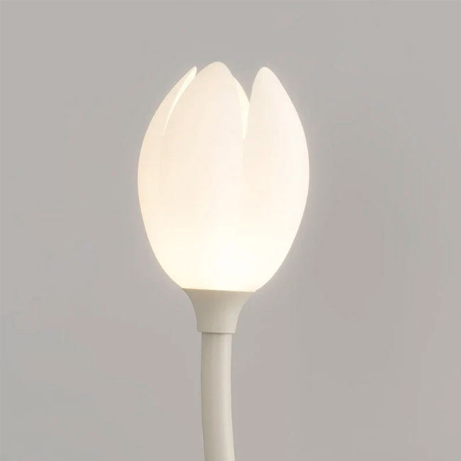 LÁMPARA DE PIE TULIPÁN NÓRDICA WHITE - SIN FOCOS