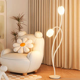 LÁMPARA DE PIE TULIPÁN NÓRDICA WHITE - SIN FOCOS