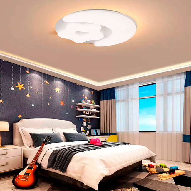 LÁMPARA DE TECHO INFANTIL KIDS ON THE STARS + CONTROL REMOTO