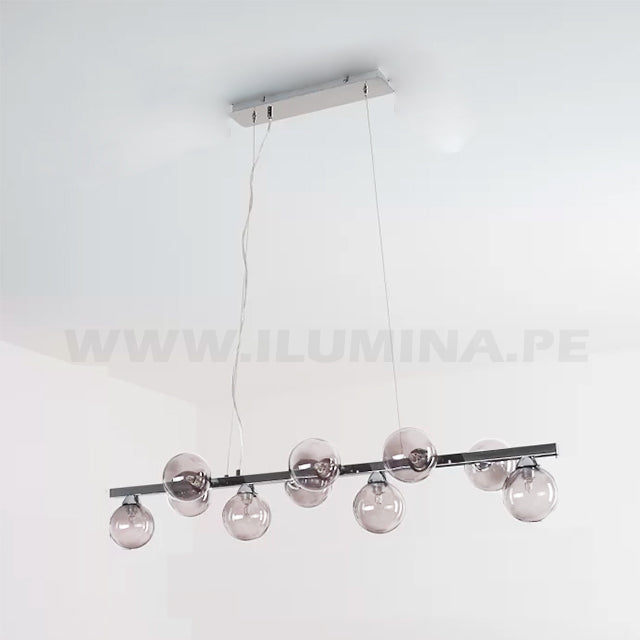 LÁMPARA COLGANTE AFRODITA SILVER LUX LED