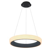 LÁMPARA COLGANTE DORIANA SLIM LED BLACK + CONTROL REMOTO