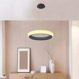 LÁMPARA COLGANTE DORIANA SLIM LED BLACK + CONTROL REMOTO
