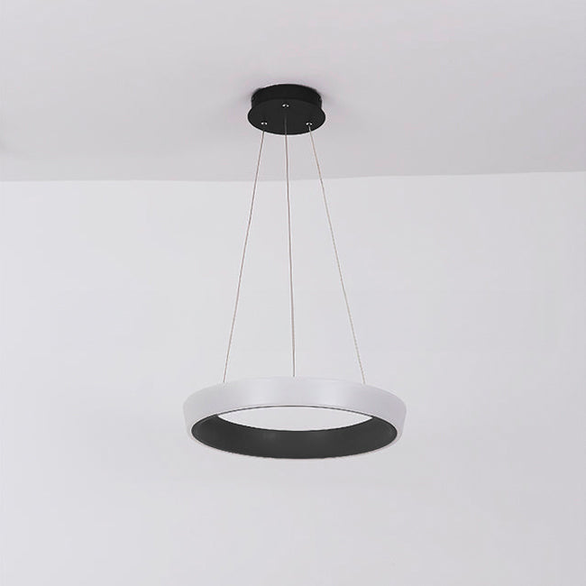 LÁMPARA COLGANTE DORIANA SLIM LED BLACK + CONTROL REMOTO