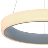 LÁMPARA COLGANTE DORIANA SLIM LED GRAY + CONTROL REMOTO