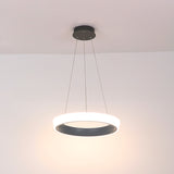 LÁMPARA COLGANTE DORIANA SLIM LED GRAY + CONTROL REMOTO