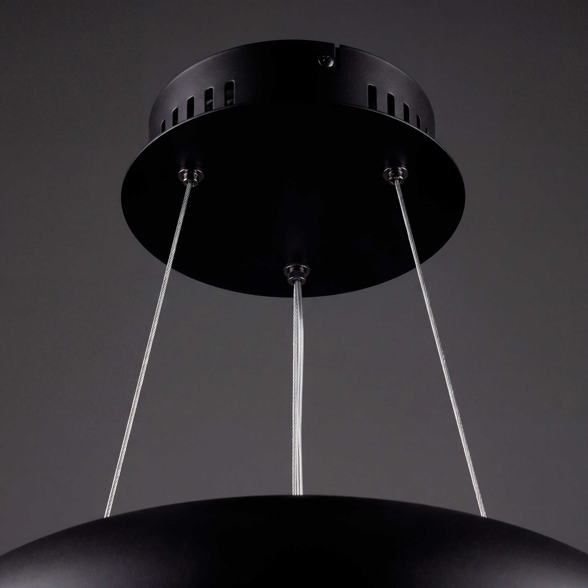 LÁMPARA COLGANTE LED ALBA BLACK + CONTROL REMOTO