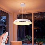LÁMPARA COLGANTE LED ALBA WHITE + CONTROL REMOTO