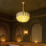 LÁMPARA COLGANTE ZAHRA KRYSTAL GOLD - SIN FOCO