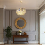 LÁMPARA COLGANTE ZAHRA KRYSTAL GOLD - SIN FOCO