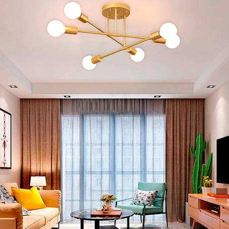 LÁMPARA COLGANTE OLENKA LED GOLD