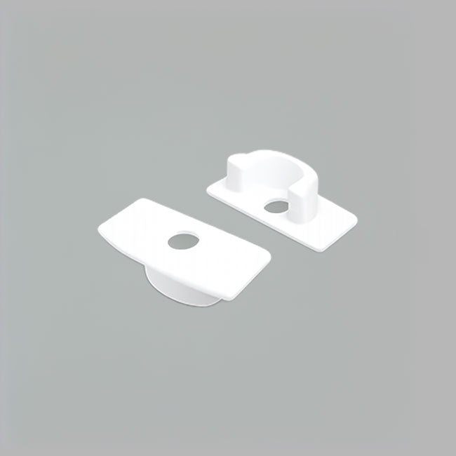 SET TAPA INICIAL + TAPA FINAL PARA PERFIL ADOSABLE LED