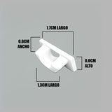 SET TAPA INICIAL + TAPA FINAL PARA PERFIL ADOSABLE LED