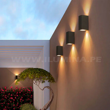 LÁMPARA DE EXTERIOR LED AMOSIEL BLACK