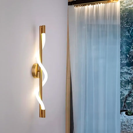 LÁMPARA DE PARED INTERIOR CELINE GOLD LED TRICOLOR