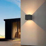 LÁMPARA DE EXTERIOR CUBE LED BLACK 6W LUZ CÁLIDA