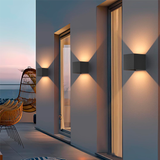 LÁMPARA DE EXTERIOR CUBE LED BLACK 6W LUZ CÁLIDA