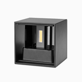 LÁMPARA DE EXTERIOR CUBE LED BLACK 6W LUZ CÁLIDA